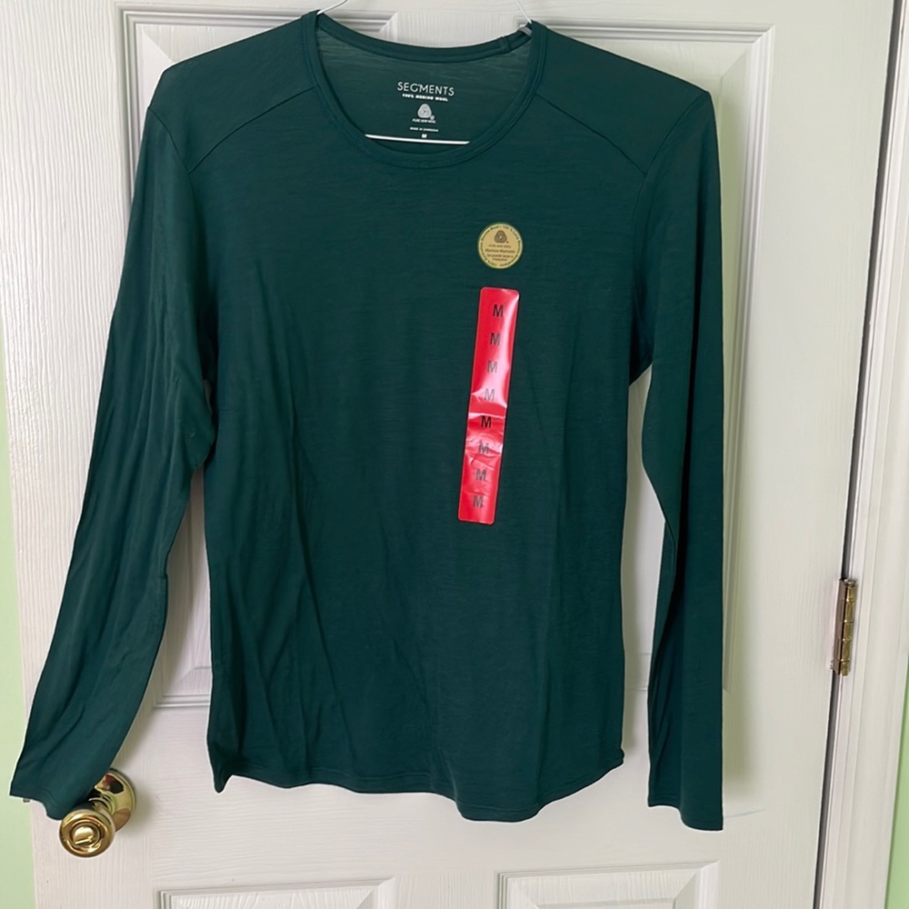 Segments green long sleeve women’s shirt
